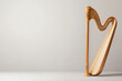 © Jiraphat.N - Wooden harp on a white isolated background