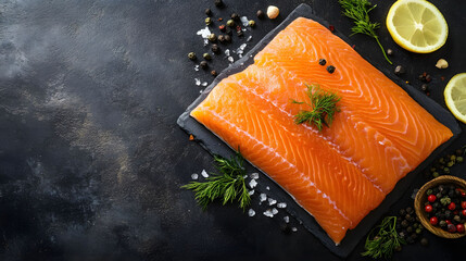 Smoked salmon platter, vibrant colors, garnished with fresh herbs, served on a rustic wooden table, inviting culinary experience, gourmet elegance