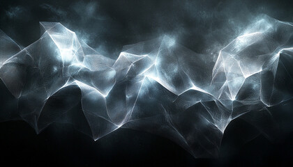 Wall Mural - abstract futuristic pattern in dark space backdrop design. generated by ai