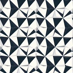 Geometric contrast in black and white patterns