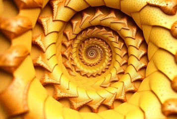 Fibonacci Spiral Logarithmic spiral based on the golden ratio