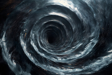 Wall Mural - Background image of dizzying swirling circle lines