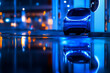 © Василь Тігай - Electric Car Charging at Night