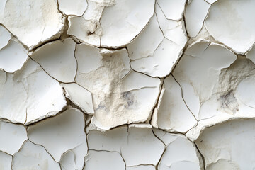 Cracked White Surface Texture