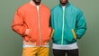 © NEXT-Ai - Vibrant Vintage Streetwear Aesthetic with Colorful Windbreakers and Neon Sneakers