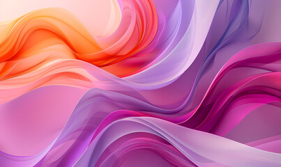 Poster - abstract background with waves