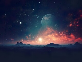 Wall Mural - galaxy and universe light. galaxies sky in space planets and stars beauty of space exploration