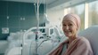 © aporn - Portrait of the patient woman after chemotherapy female cancer patient wearing head scarf 