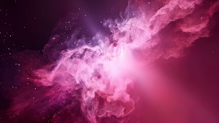 Wall Mural - pink universe light. galaxies sky in space planets and stars beauty of galaxy space exploration.