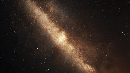 close up of milky way captured through a high quality star tracker with low noise in 3d cartoon rend