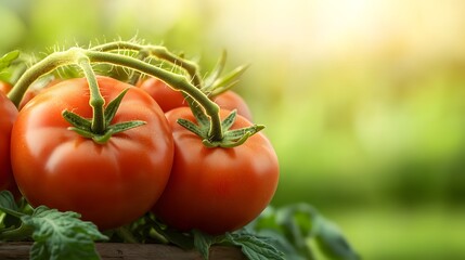 Close-up View of Healthy Tomato Plants Growing