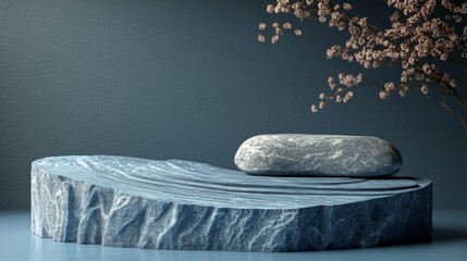 Poster - Minimalist Stone Decor Background