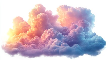 Wall Mural - Colorful Dreamlike Clouds