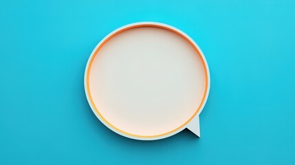 A round dialog icon symbolizing communication and conversation, featuring a simple yet effective design. This icon is ideal for representing chat applications, messaging platforms, 