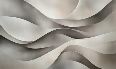 Abstract wavy pattern in grey tones.