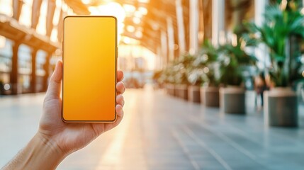 Poster - Handheld device display