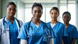© ULFATRAZA - group of medical workers portrait in hospital
