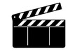 © Trendy CraftSVG  - Movie clapperboard silhouette, Clapperboard glyph icon, Movie clapper board, Clapboard Silhouette
