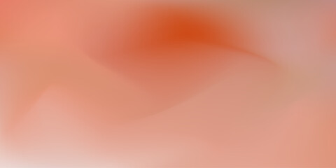 Wall Mural - Abstract pastel orange and red vibrant mesh gradient colors background. Soft wavy trendy pale peach color concept for ui design, banner, technology business poster, print