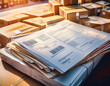 © Olena - Close-Up of an Export Documentation and Shipping Labels