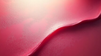 Aufkleber - The vibrant red fluid creates an undulating shape on the smooth surface, reflecting soft light and highlighting its glossy texture while evoking a sense of movement.