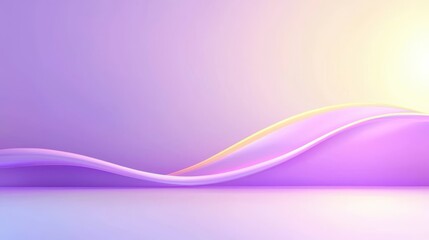Wall Mural - a simple, smooth purple background with soft light gradients, ideal for use as a backdrop for text o