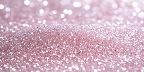 Canvas Print - Shimmering Pink Glitter Background for Creative Projects