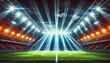 © Henry - Brightly Lit Soccer Stadium: Anticipation for a Night Game