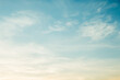 © Don - Soft cloudy is gradient pastel,Abstract sky background in sweet color.