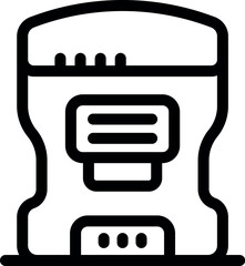 Wall Mural - electronic device with buttons and display providing seamless user interaction and control