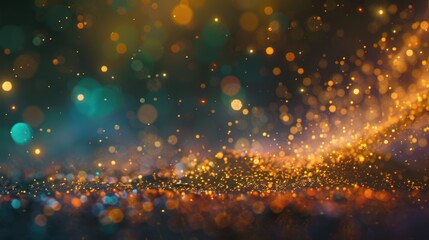 Wall Mural - Colorful Bokeh Lights in Abstract Background