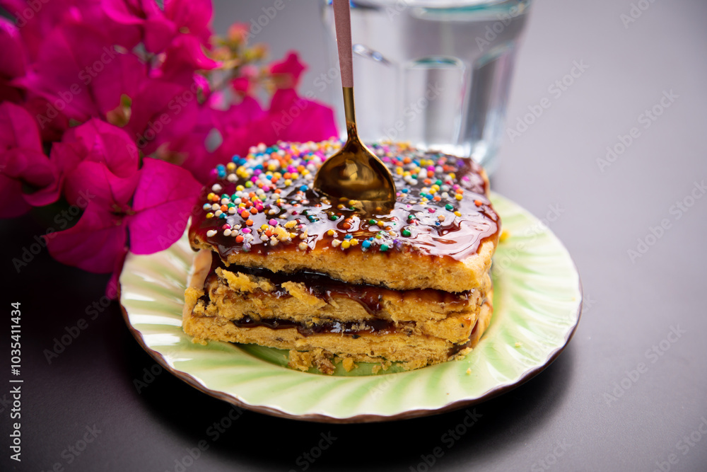 Turron de Dona pepa traditional peruvian dessert peru sweet food Stock ...