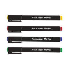 Permanent marker icon design