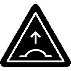 Poster - Speed Bump Icon