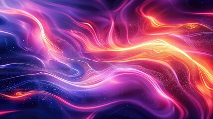Poster - Texture abstract wave background with neon and abstract.