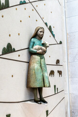 Wall Mural - Interior of Sanctuary of Fatima, Portugal. Basilica of Our Lady of the Rosary, Basilica de Nossa Senhora do Rosario