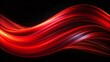© Four888 - Stunning Long Exposure of Red and Black Wave Pattern on Black Background for Abstract Art Lovers