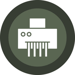 Poster - Paper Shredder Icon Design