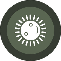 Poster - Sun Icon Design