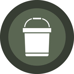 Wall Mural - Bucket Icon Design