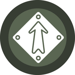 Poster - Up Arrow Icon Design