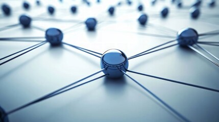Wall Mural - global connectivity concept, a visualization of interconnected digital networks illustrating the exp