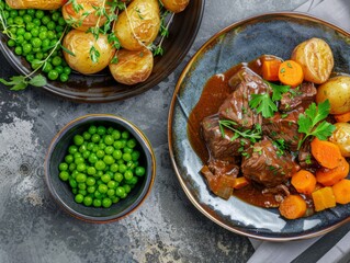 Savory Beef Stew with Carrots and Parsley: A Complete Dinner Recipe