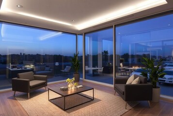 Linear Lighting Use linear lighting for a modern and minimalist