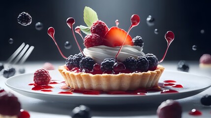 Poster - Berry Tart