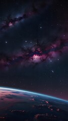 Wall Mural - exploring the universe: colorful designs of stars and nebulae