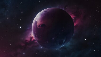 Wall Mural - vibrant solar system: colorful illustrations of planets and stars