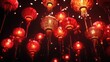 © Mangata Imagine - Red Lanterns Glowing in Night Sky