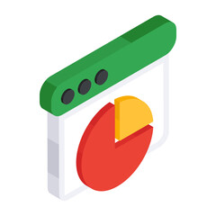 Sticker - Premium download icon of online data analytics

