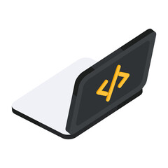 Perfect design icon of system coding 

